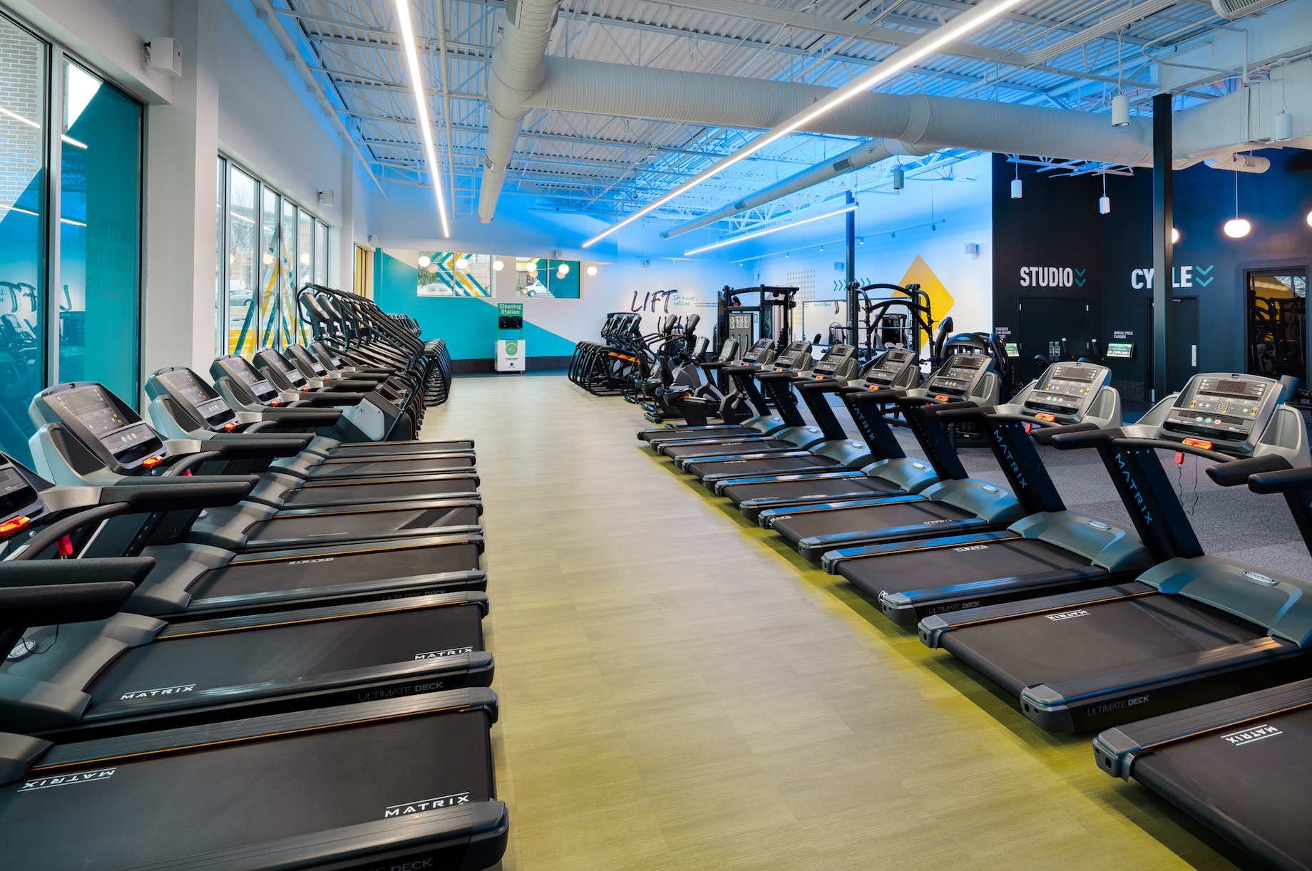 The Tysons, Virginia, Pure Fitness offers more than 70 pieces of cardio equipment …