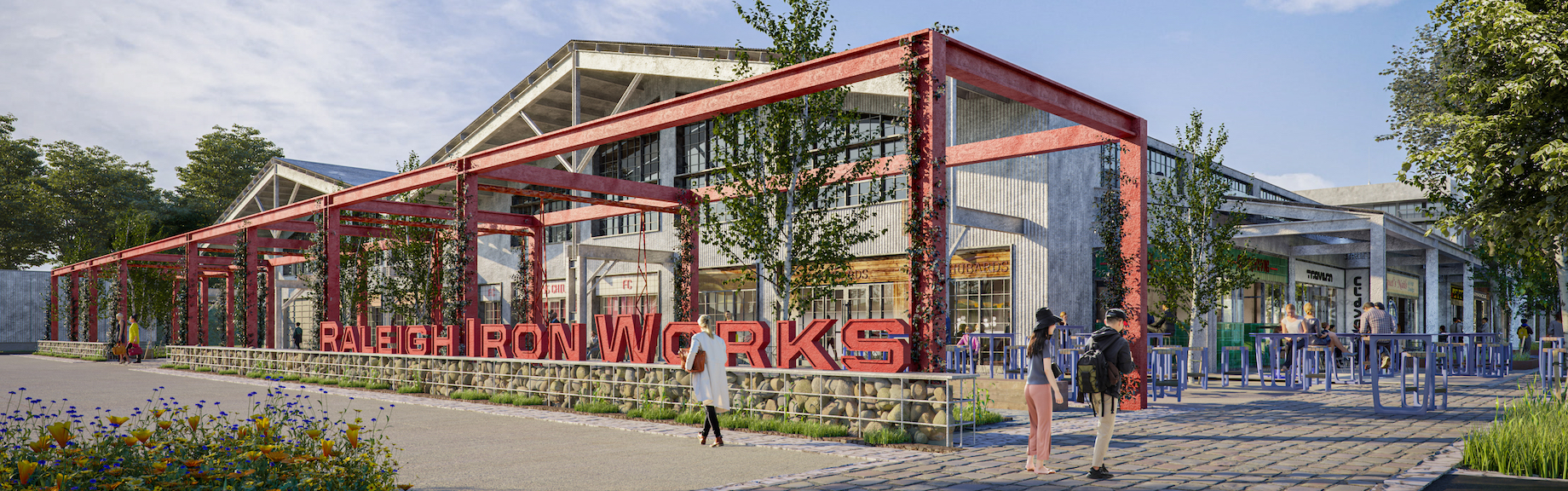 Phase I of Raleigh Iron Works is slated to open in mid-2022. That will include a $150 million investment for 219 apartments, 