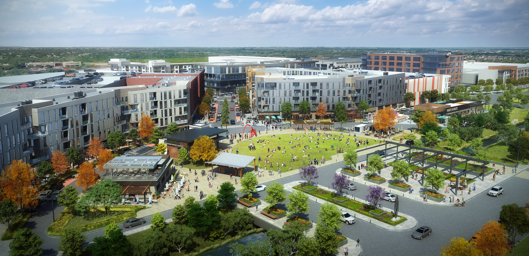 Plans for Westfield Garden State Plaza redevelopment, also rendered at top