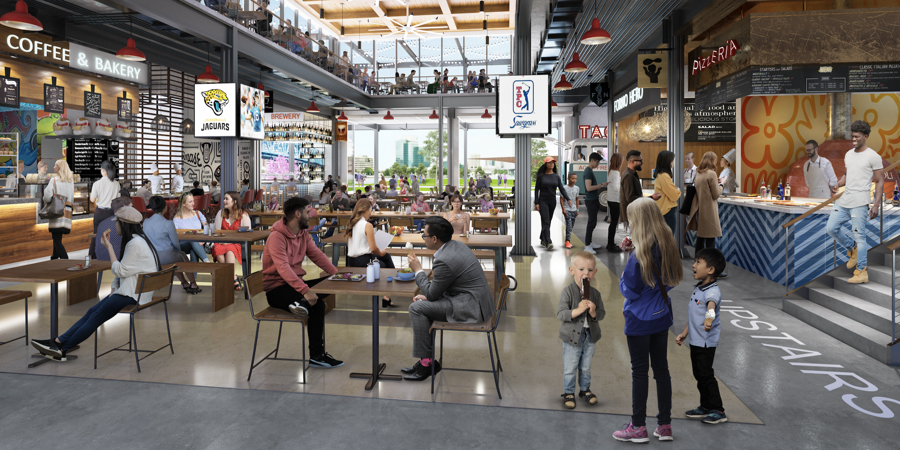 Jacksonville, Florida’s proposed Riverfront food hall