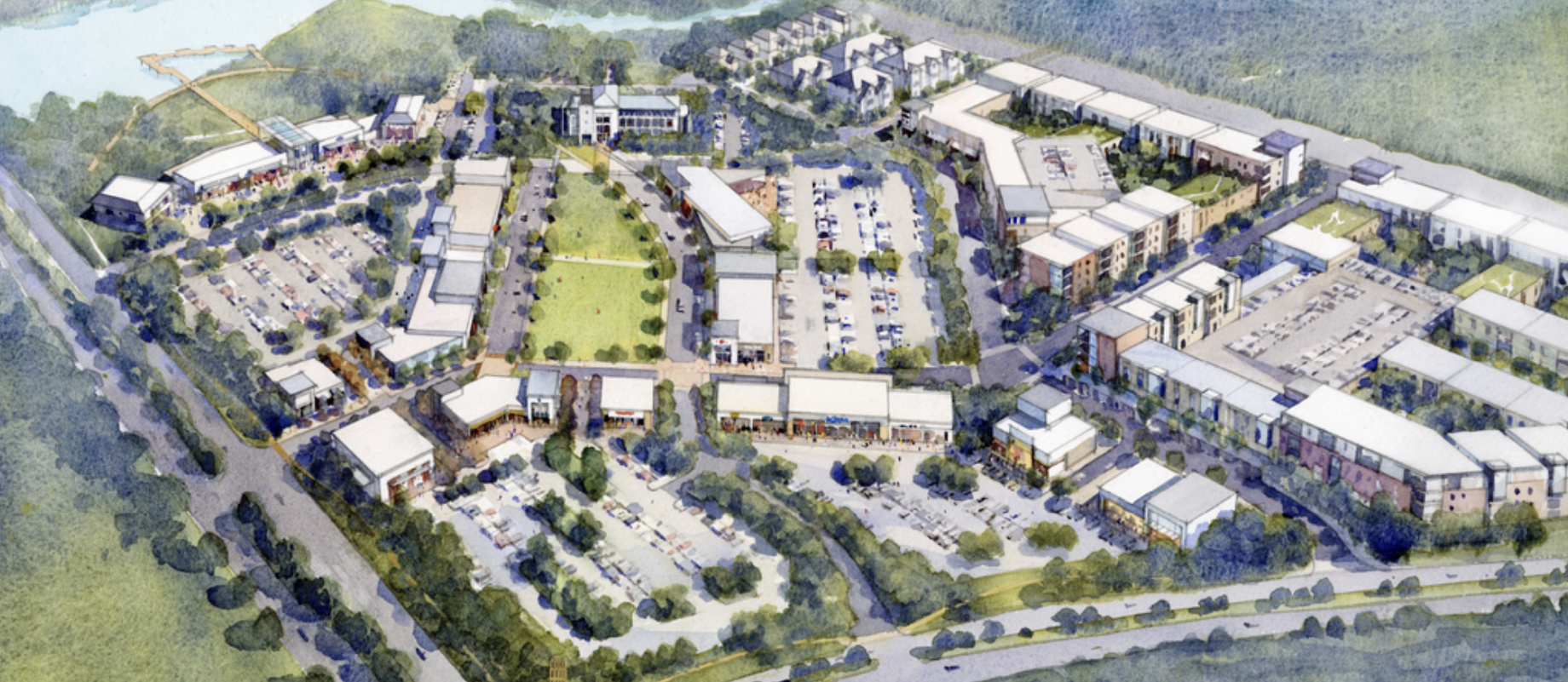 The mixed-use Terra Nova Village will be part of the master-planned Terra Nova community in Terrell, Texas.