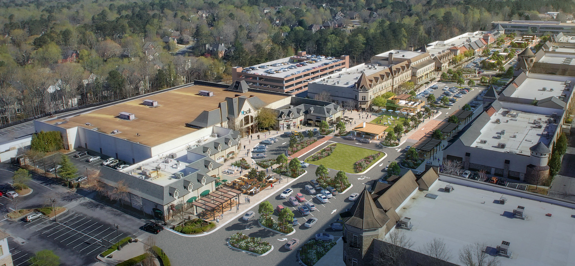 The Forum of Peachtree Corners is an example of a project for which residents and officials have supported the higher-density