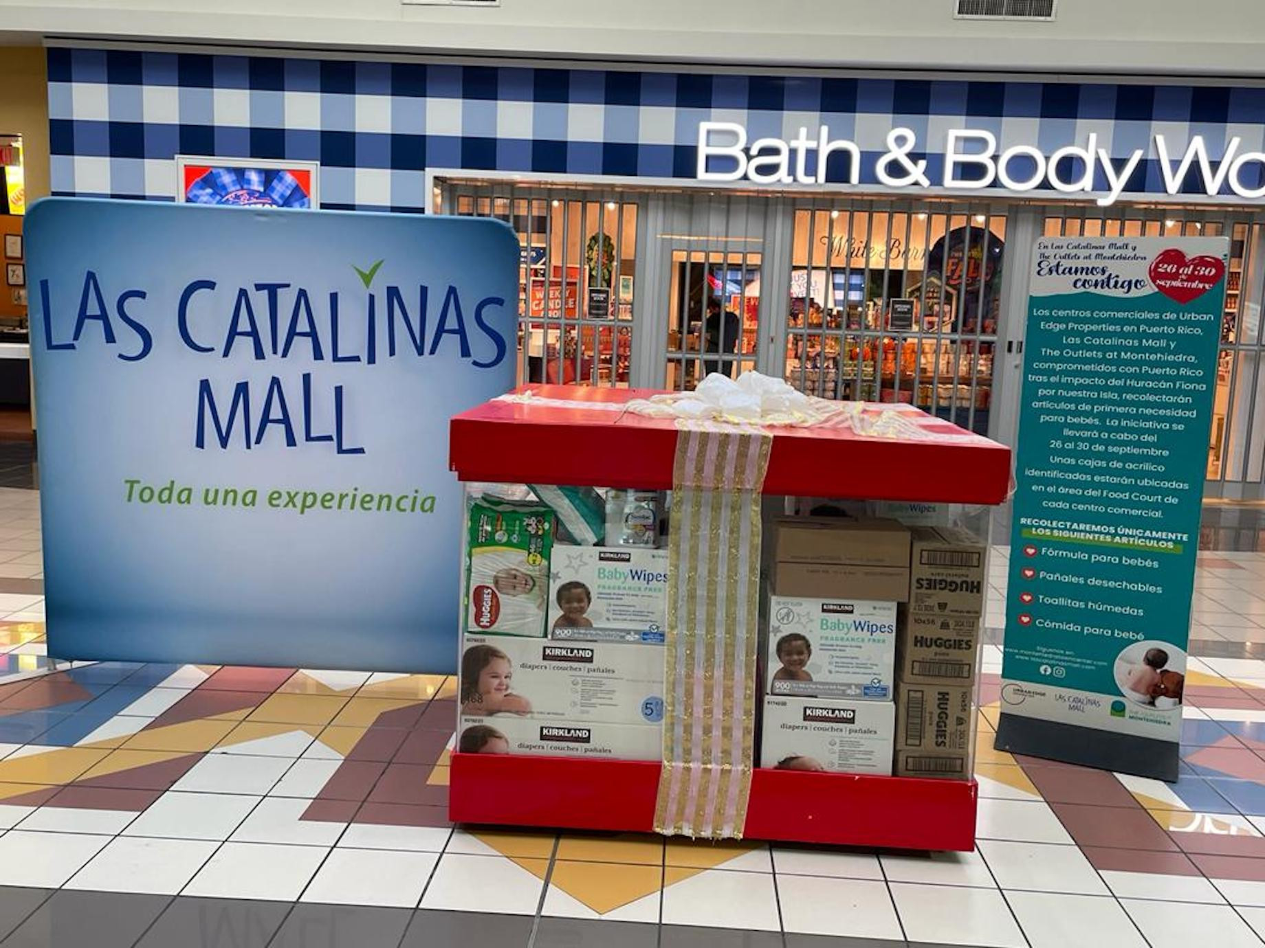 Urban Edge Properties and its Las Catalinas Mall and The Outlets at Montehiedra in Puerto Rico ran a Baby Supply Drive after 