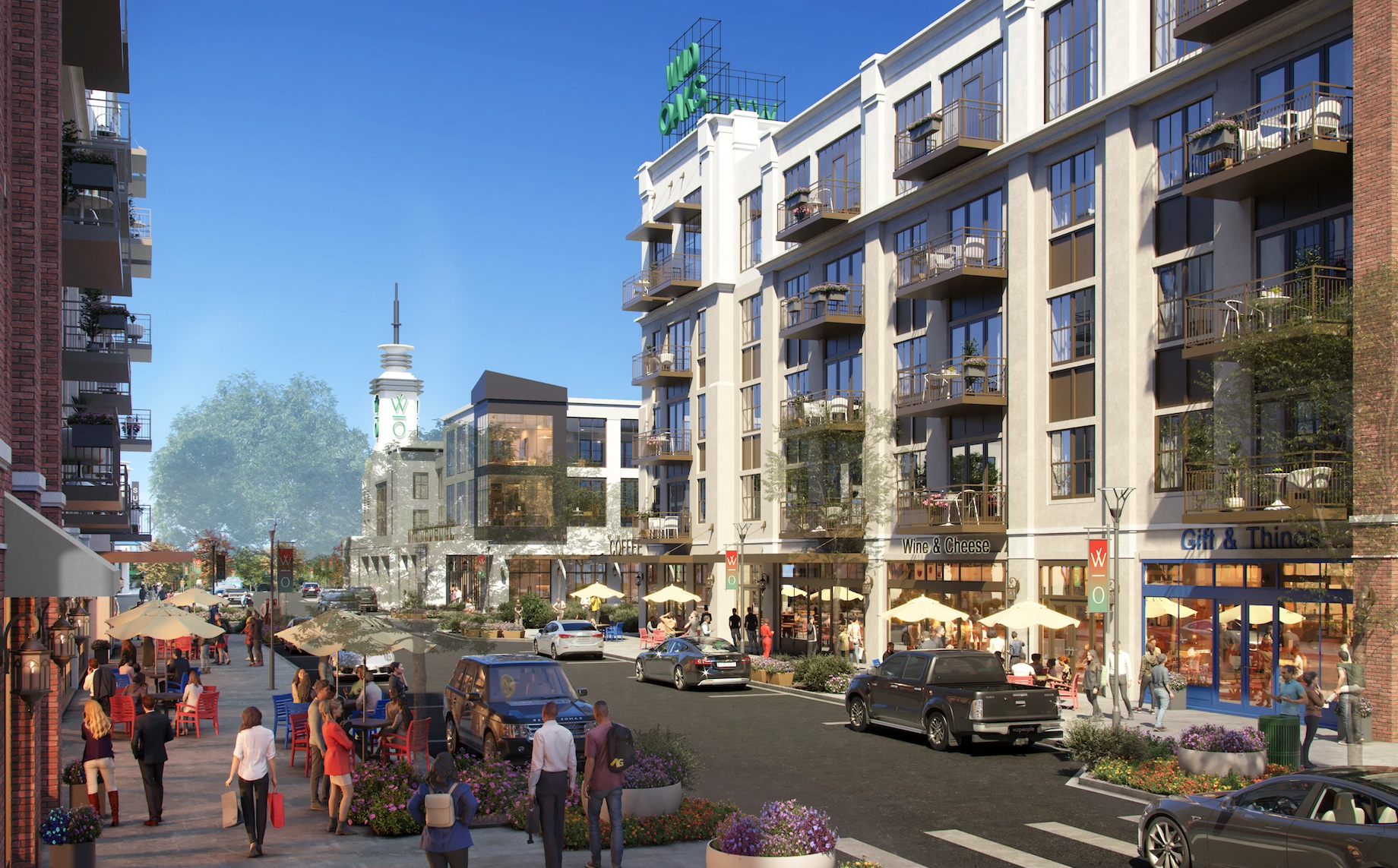 The 215-acre Wyld Oaks will feature streetside and parkside retail and restaurants, offices, apartments, a health care comple