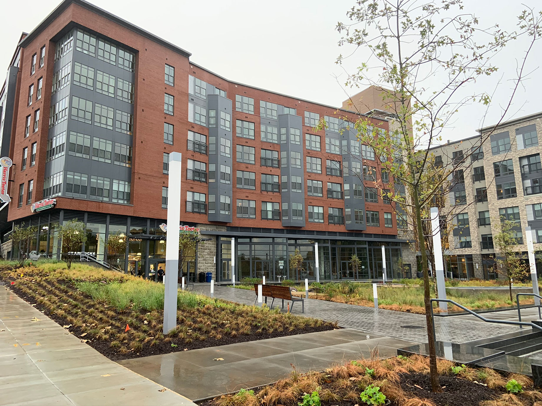 In a stroke of luck, Weingarten Realty’s mixed-use Centro Arlington, now open, was in the works before Amazon announced it wo