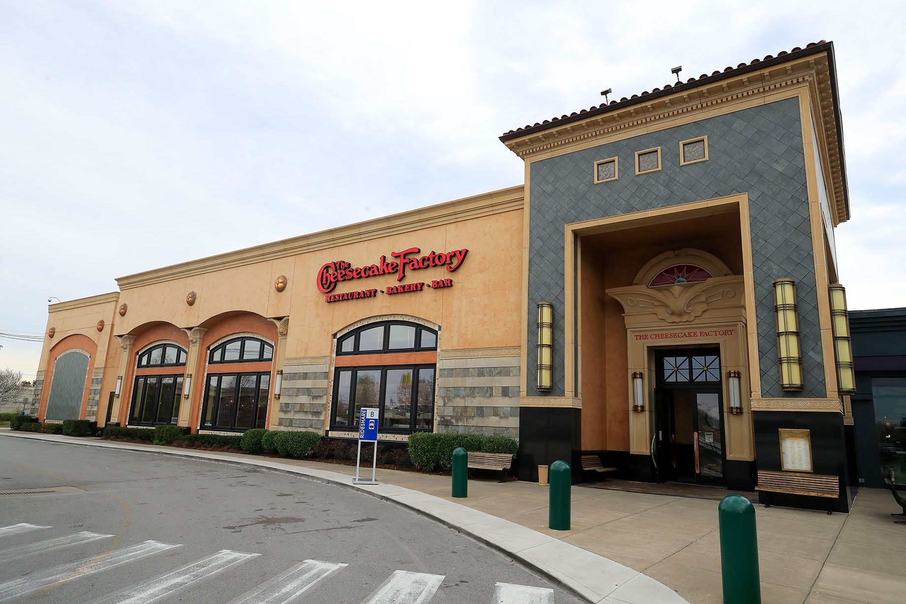 The Cheesecake Factory, in Louisville, Kentucky. The chain has announced it will not be able to pay its rent starting April 1