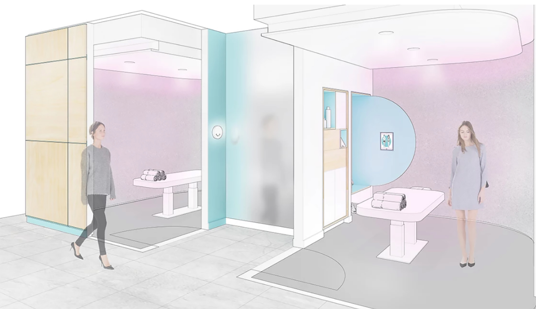 A rendering of the Studio City location