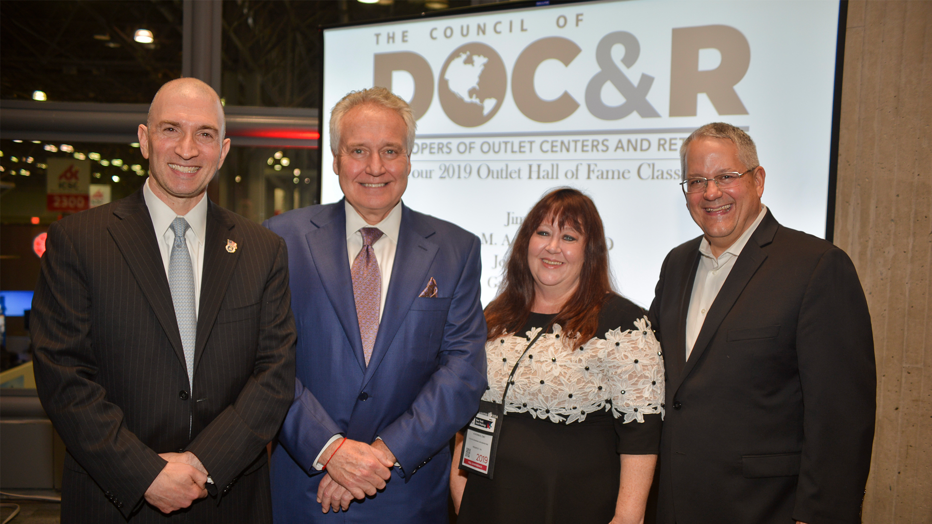 DOC&R Hall of Fame inducted its latest honorees: Josh Podell, Gary Skoien, Ann Ackerman and Jim Pye