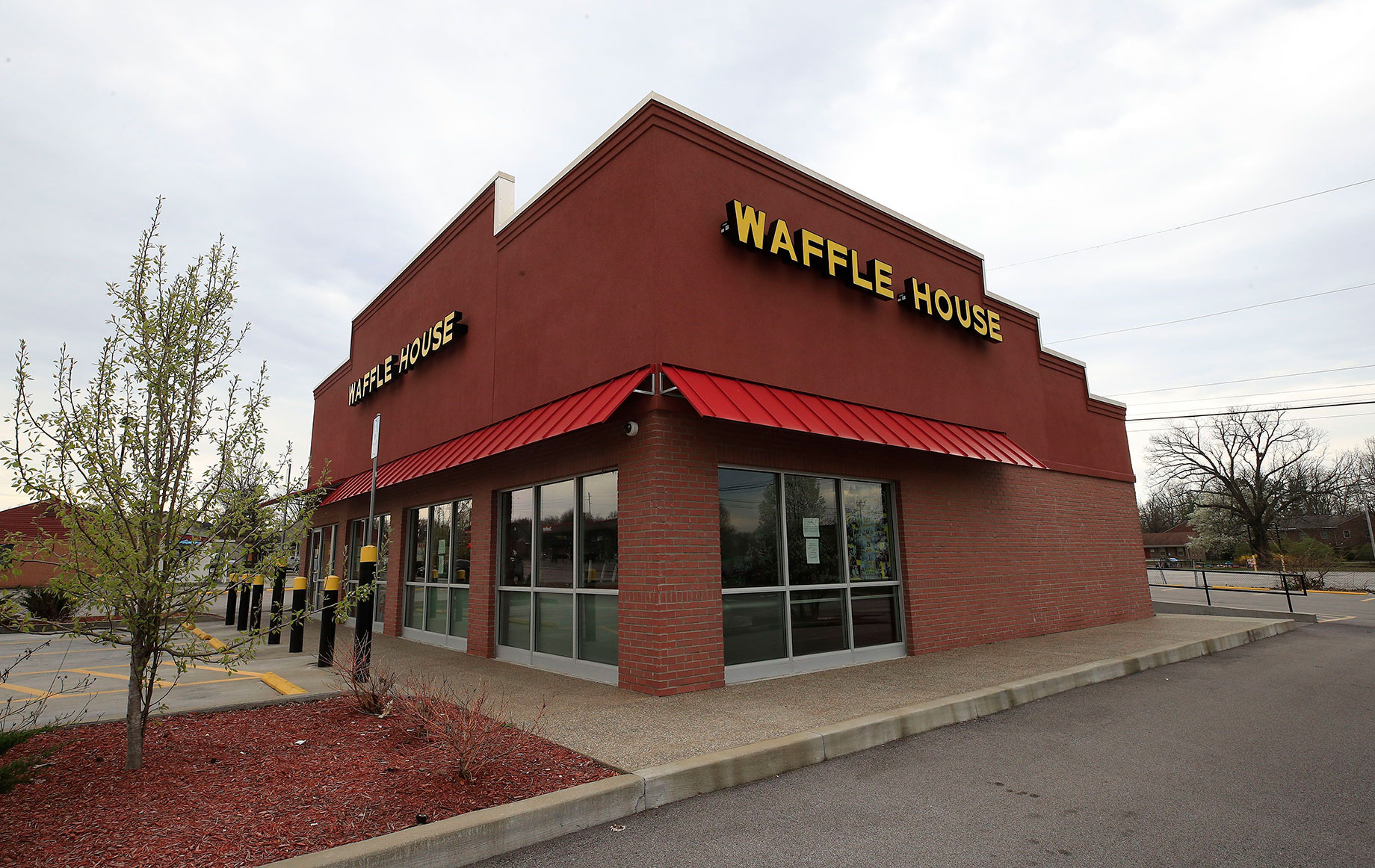 A Waffle House in Thornton, Colorado, sits empty after the chain closed at least 420 locations. Waffle House is known for sta