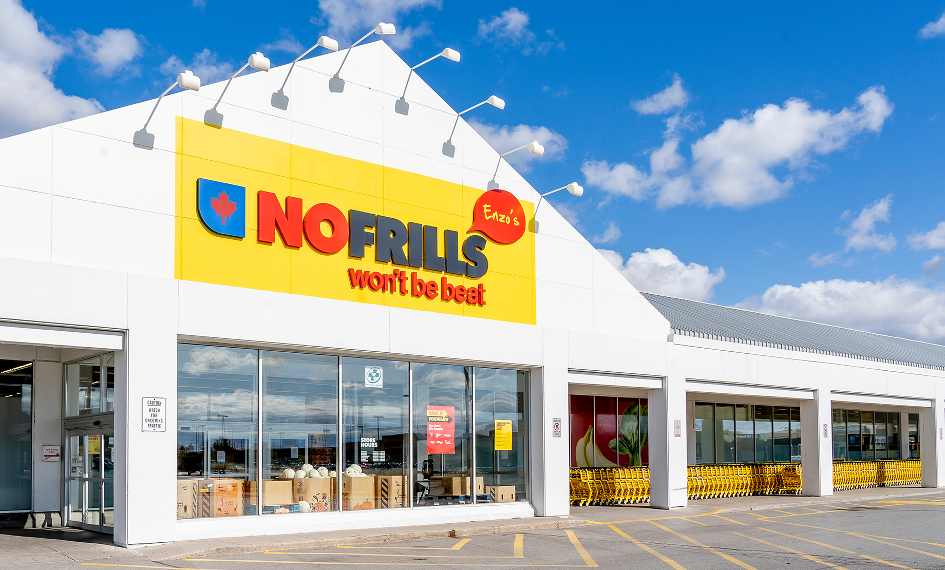 A No Frills store in Richmond Hill, Ontario, in October 2019