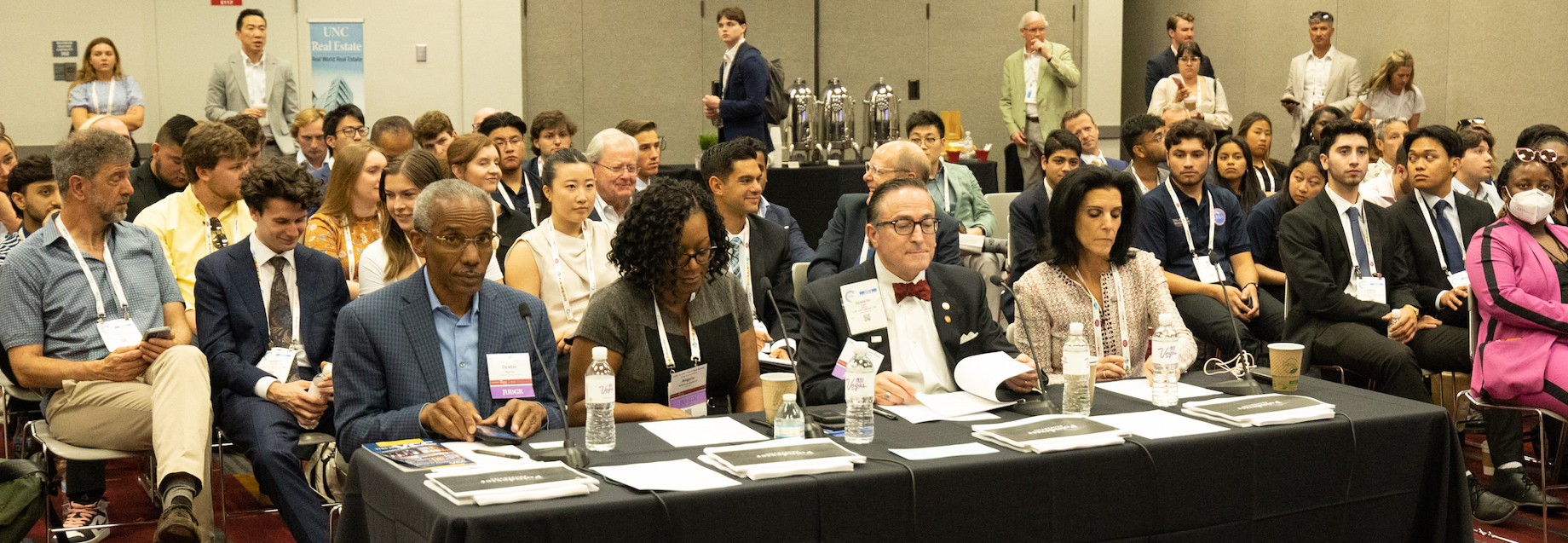 Four judges — from left to right T. Dallas Smith & Co. principal and COO Dexter Warrior; Rite Aid senior vice president o