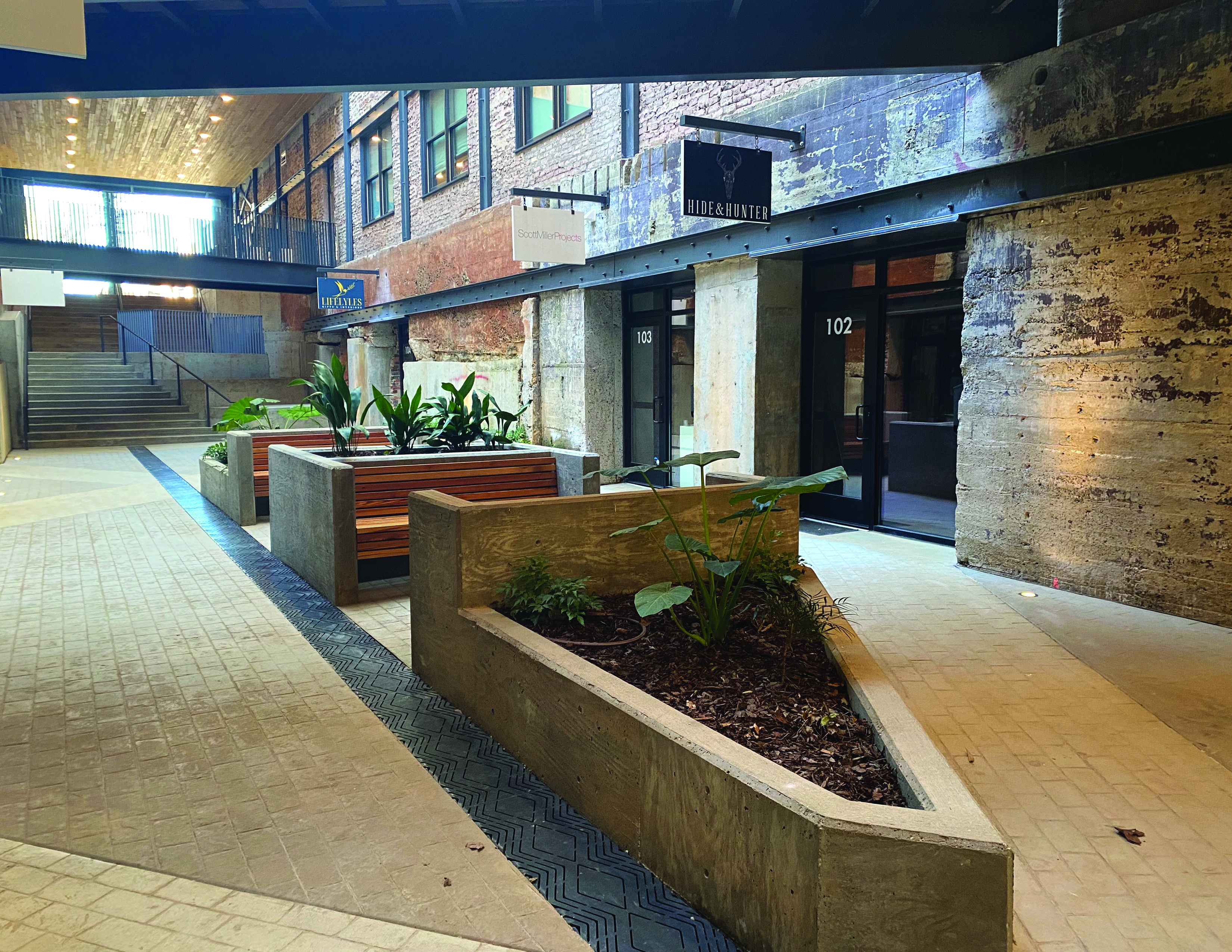 Jenkins carved out 500-square-foot retail spaces in the basement of Mercantile on Morris to provide economically feasible spa